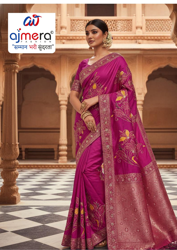 Handwork Heritage Saree Manufacturer and Handwork Heritage Saree Supplier | SXS-1667