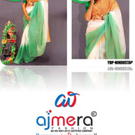 Exclusive Printed Saree with Blouse Piece for Elegant Ethnic Look  | YDP-HINDUSTAN