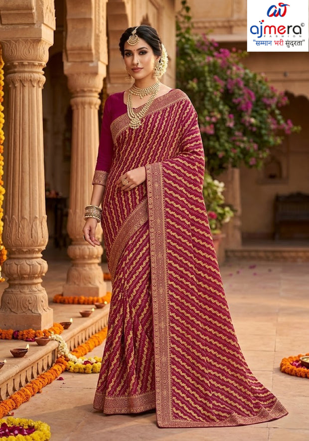 Latest Dyed Matching Saree without Blouse for Premium Ethnic and Traditional Wear | JP-GOLGAPPA