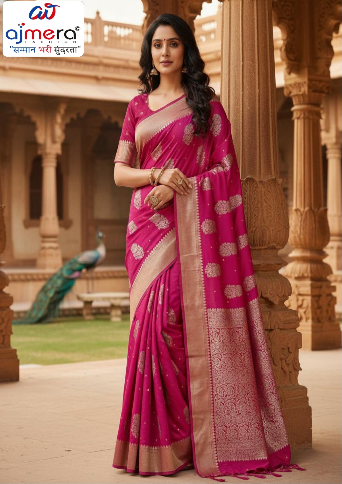 Handwork Saree with Blouse Piece for Premium Ethnic and Traditional Wear | SXS-12131