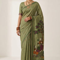 Fashionable Jacquard Silk Saree with Blouse Piece for Special Events | CUT-11667