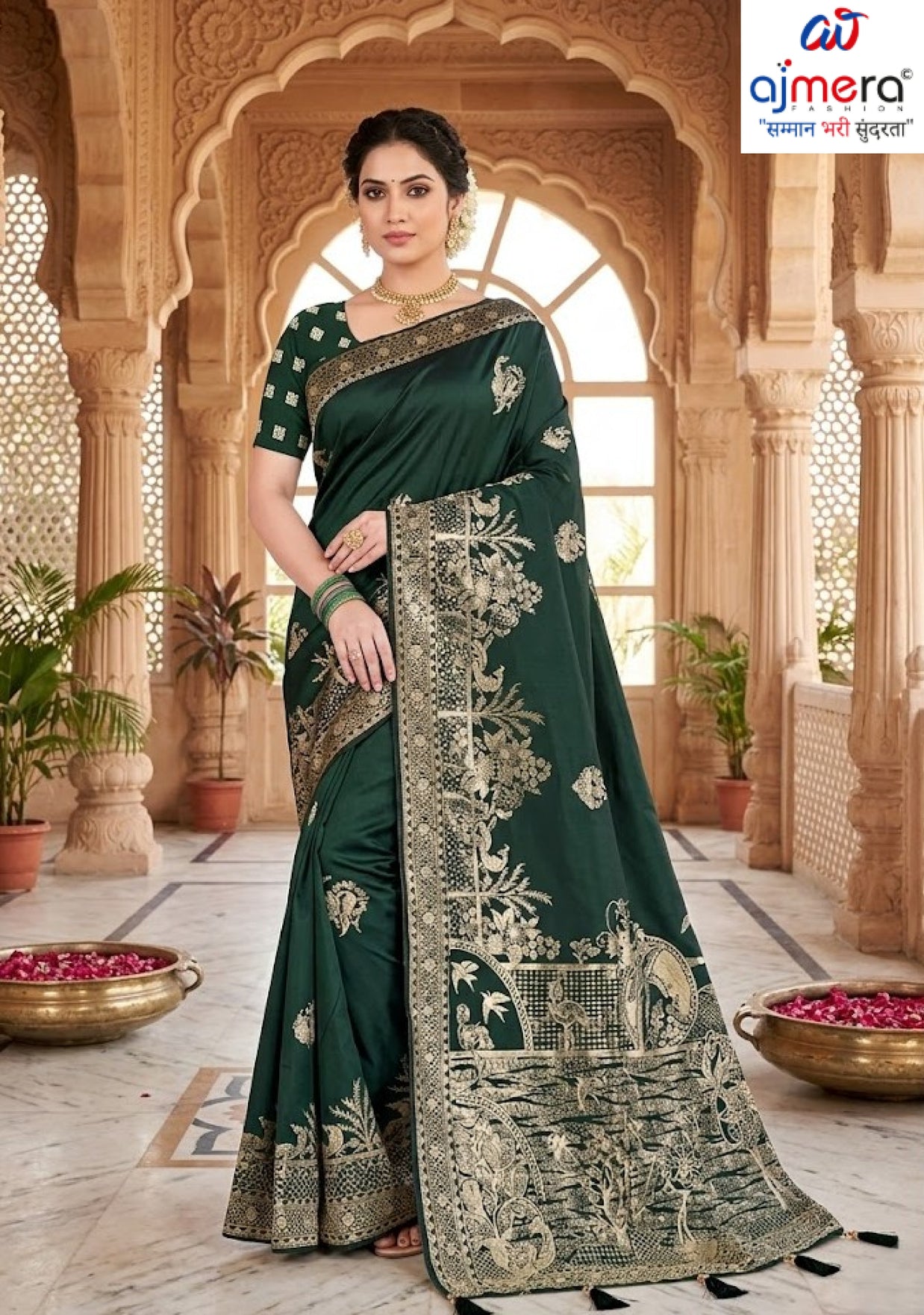 Stylish Jacquard Silk Saree With Blouse Piece | TUL-HUMJOLI SILK VOL-21