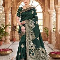 Stylish Jacquard Silk Saree With Blouse Piece | TUL-HUMJOLI SILK VOL-21