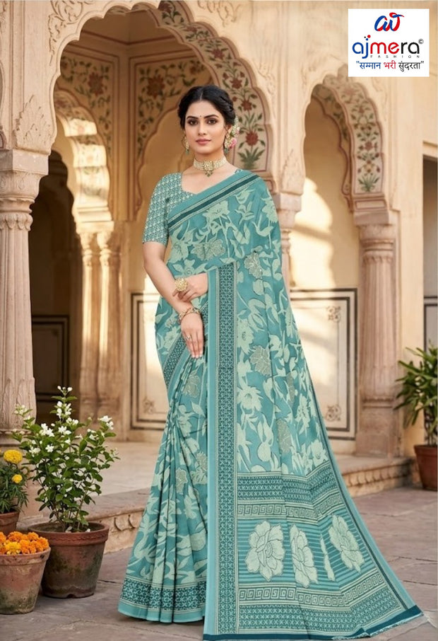 Graceful Printed Saree with Blouse Piece for Modern Ethnic Fashion | GLC-GOPALA