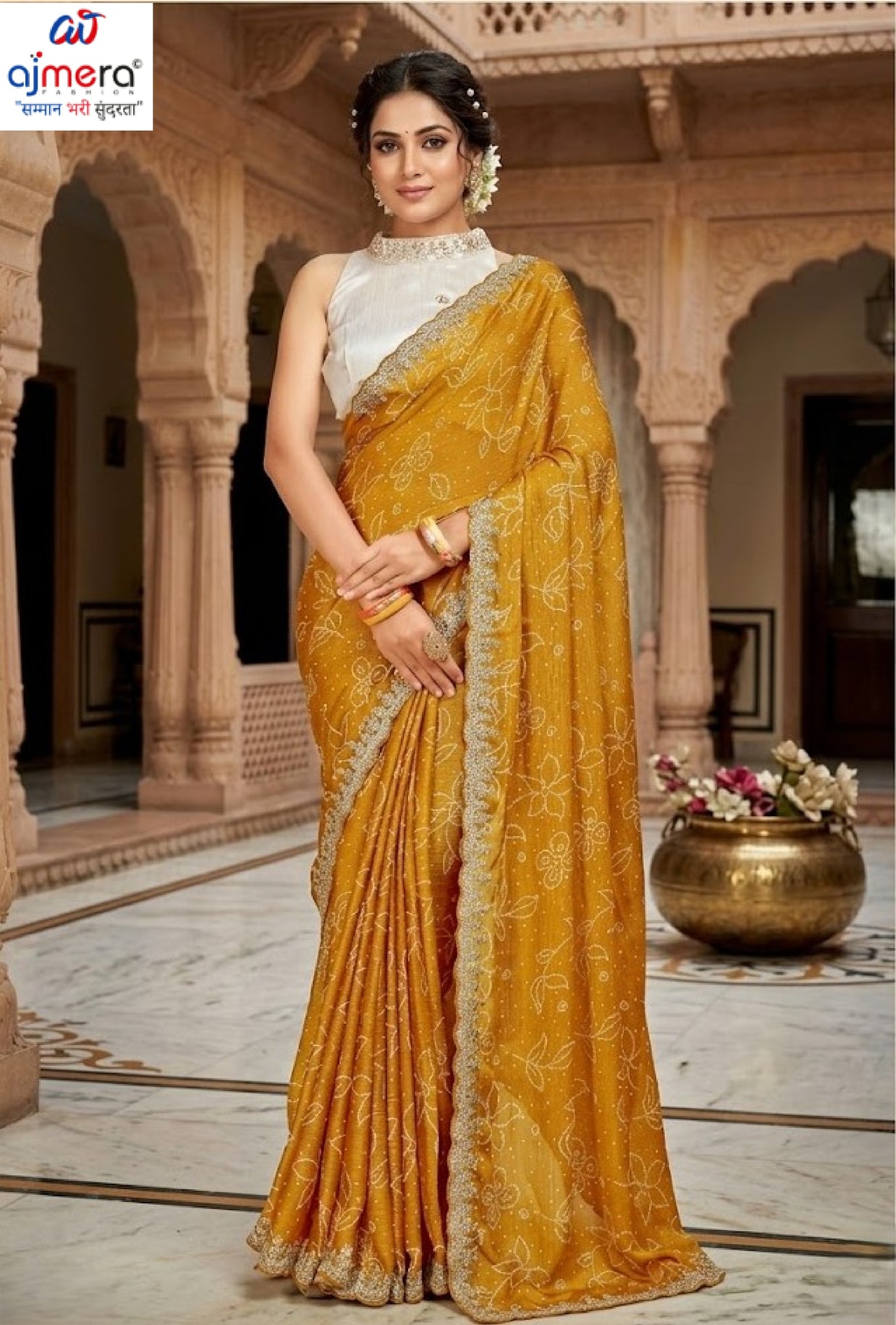 Elegant Printed Saree with Designer Blouse Piece for Festive Wear | RDD-SIGNATURE