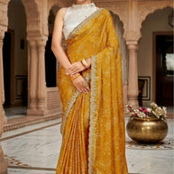 Elegant Printed Saree with Designer Blouse Piece for Festive Wear | RDD-SIGNATURE