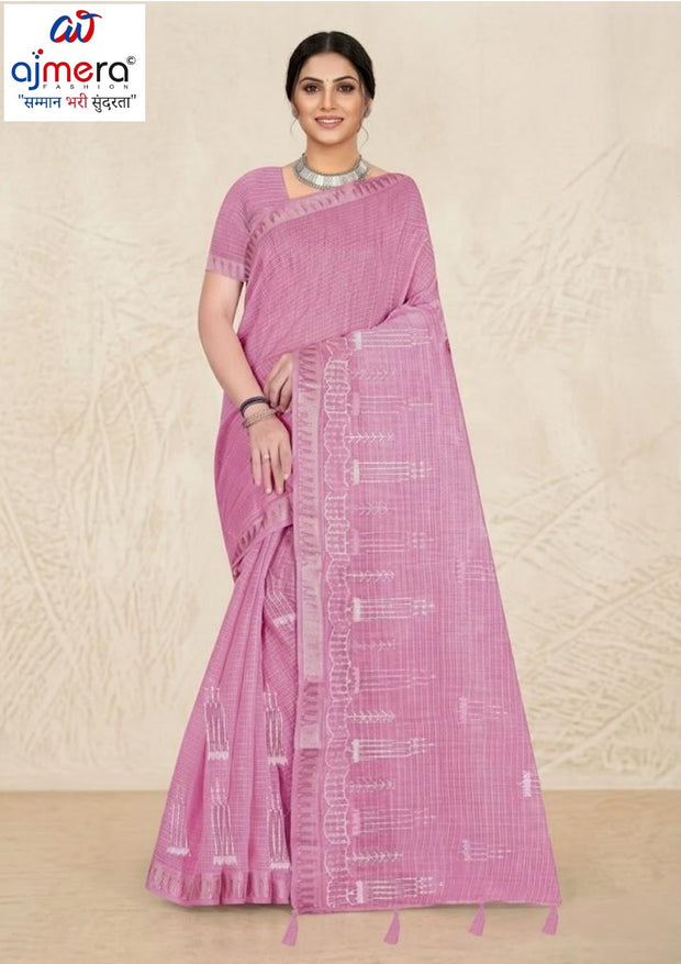 Elegant Jacquard Silk Saree with Designer Blouse Piece for Festive Elegance | MTE-25350