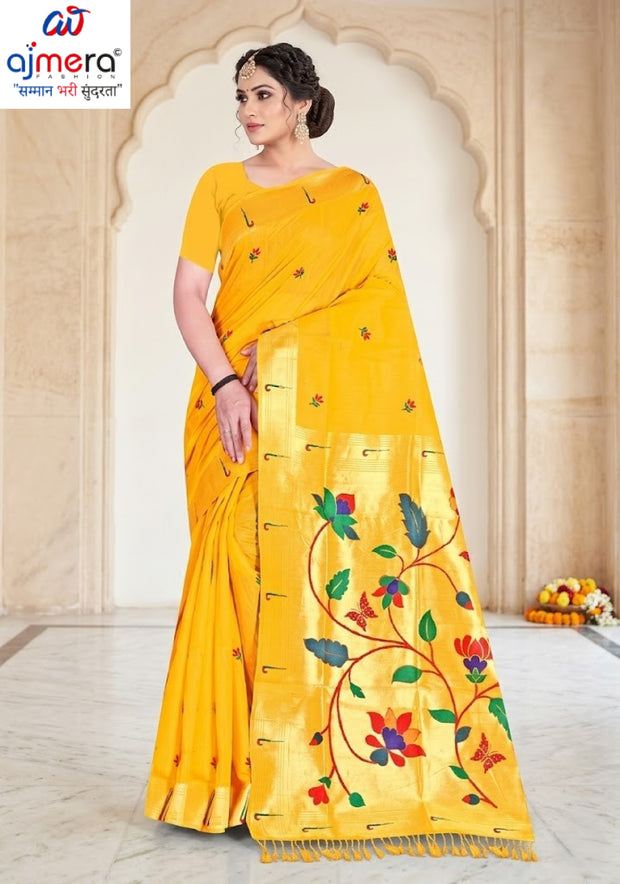Classic Jacquard Silk Saree with Blouse Piece for Elegant Traditional Look | TUL-SAFARI COTTON VOL-04