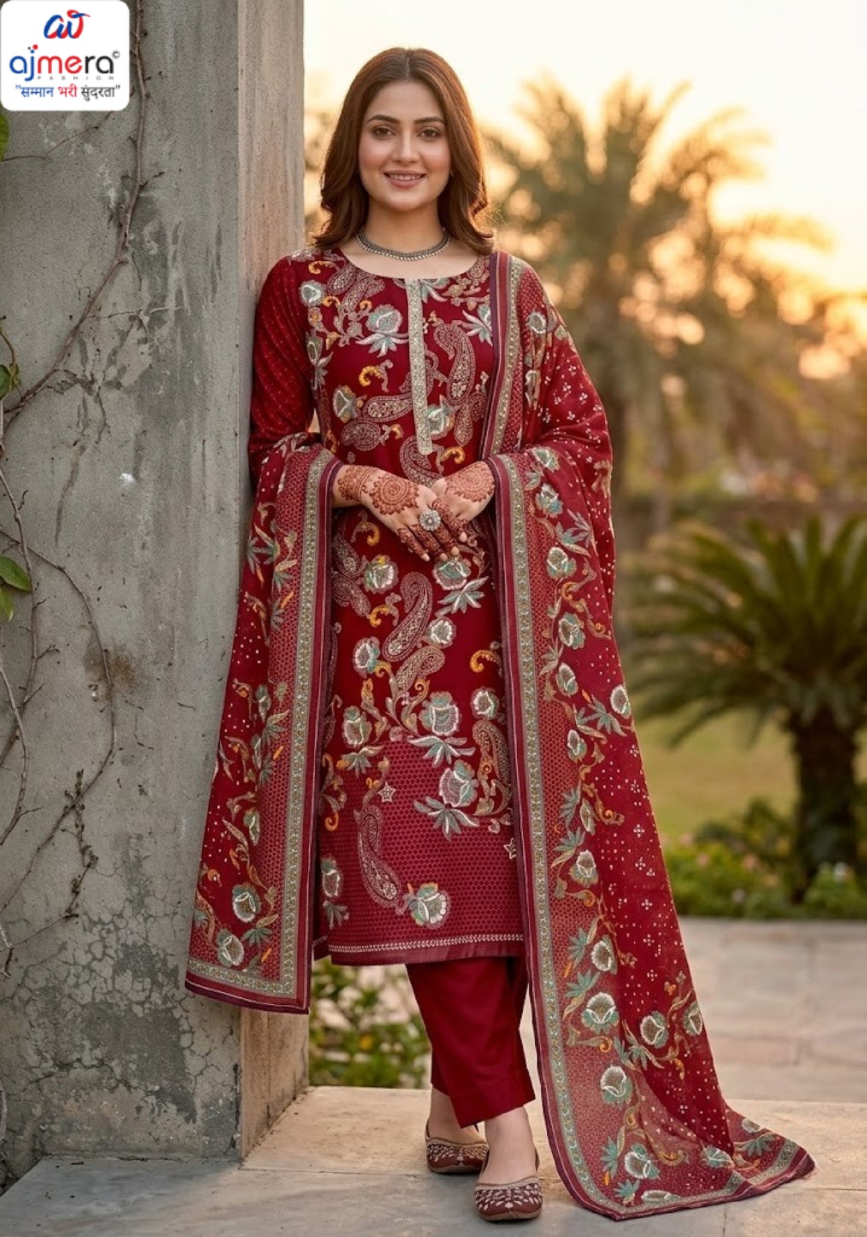 Ladies Cotton Unstitched Suit | VAS-BOSCO