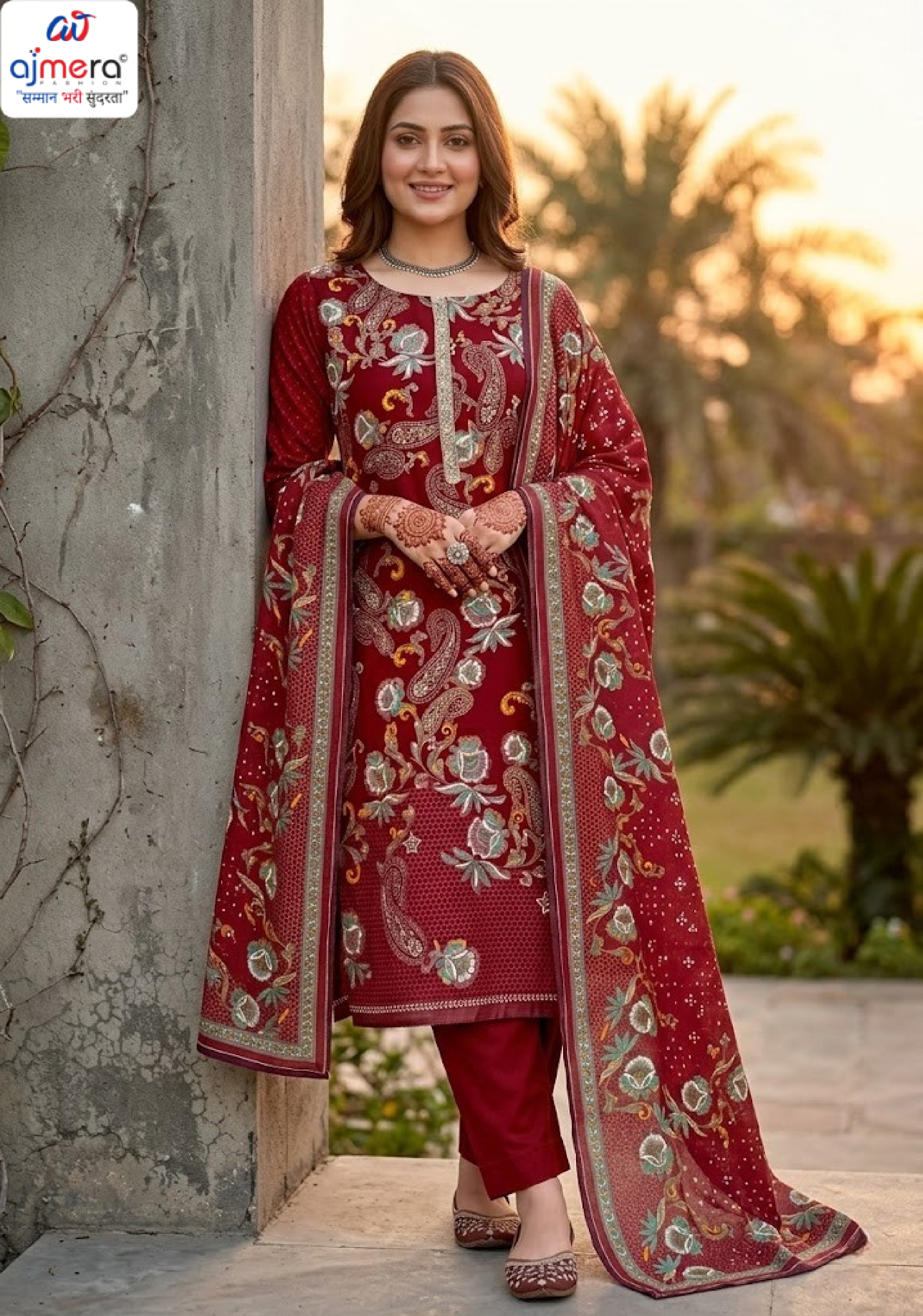 Ladies Cotton Unstitched Suit | VAS-BOSCO