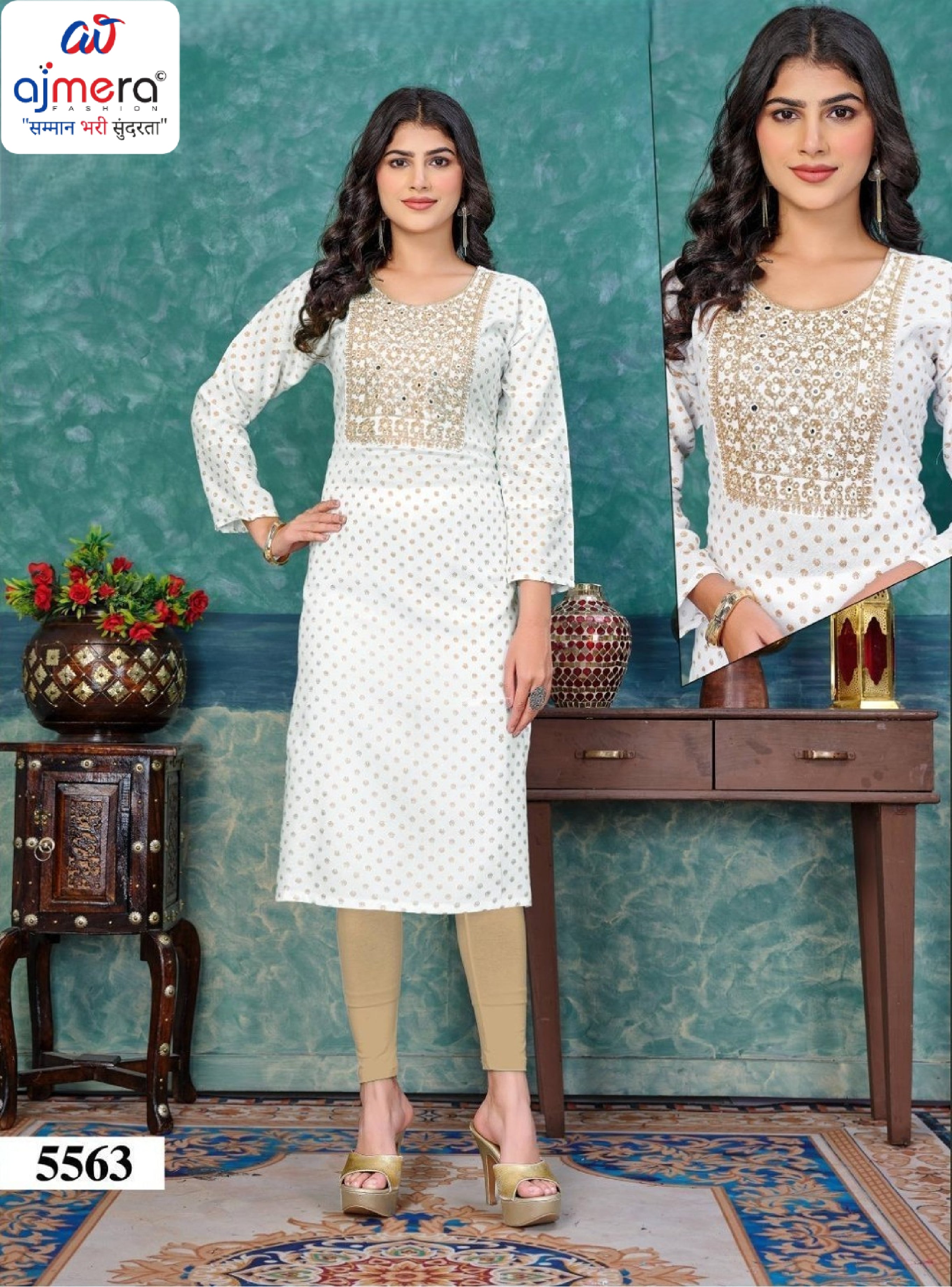 Designer Elegant Printed Kurti for Women | SDE-5563