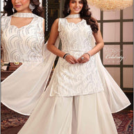 Bulk Gown Supplier Designer Georgette Gown for Women | KTX-5017-XL