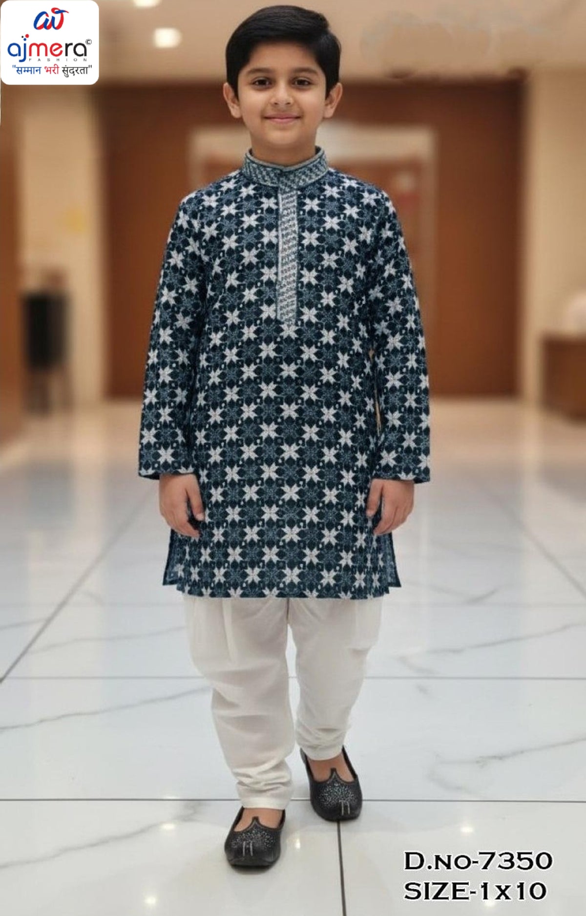 Kids Kurta & Payjama Wholesale in India | JDW-7350-1X10