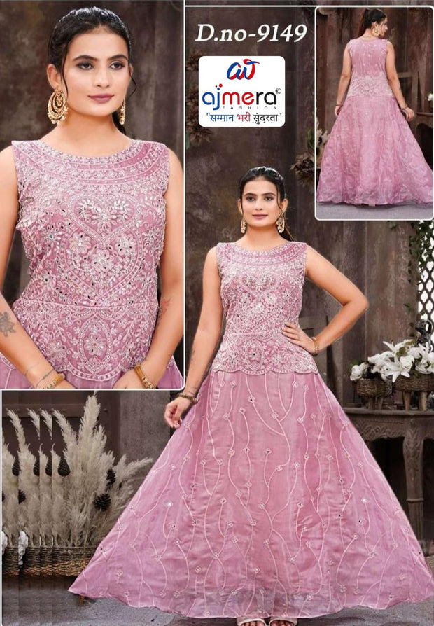 Elegant Designer Party Wear Gown for Women | SET-21692