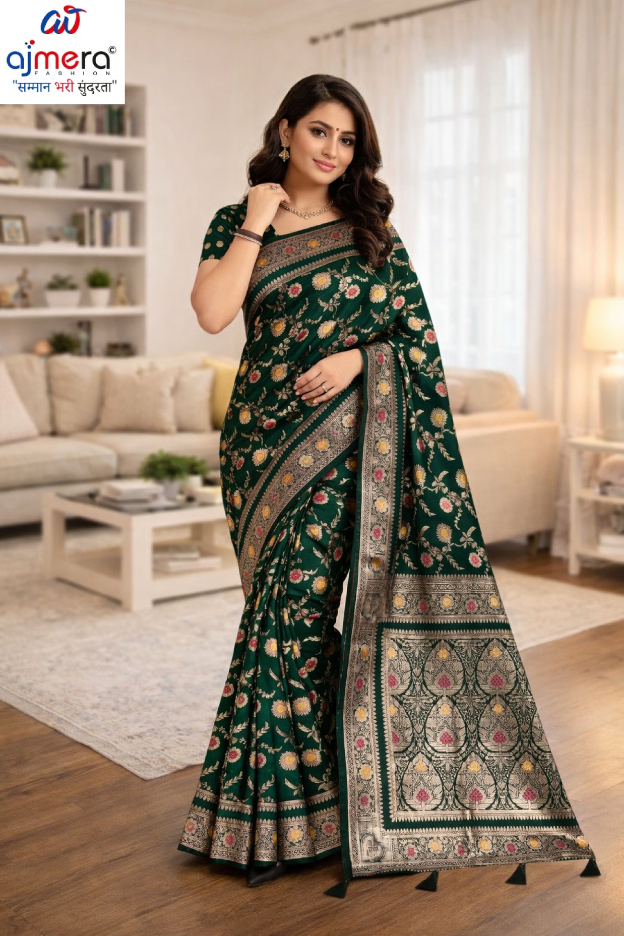 Refined Craft Jacquard Silk Saree With Blouse Piece | TUL-CLEAR SILK VOL-09