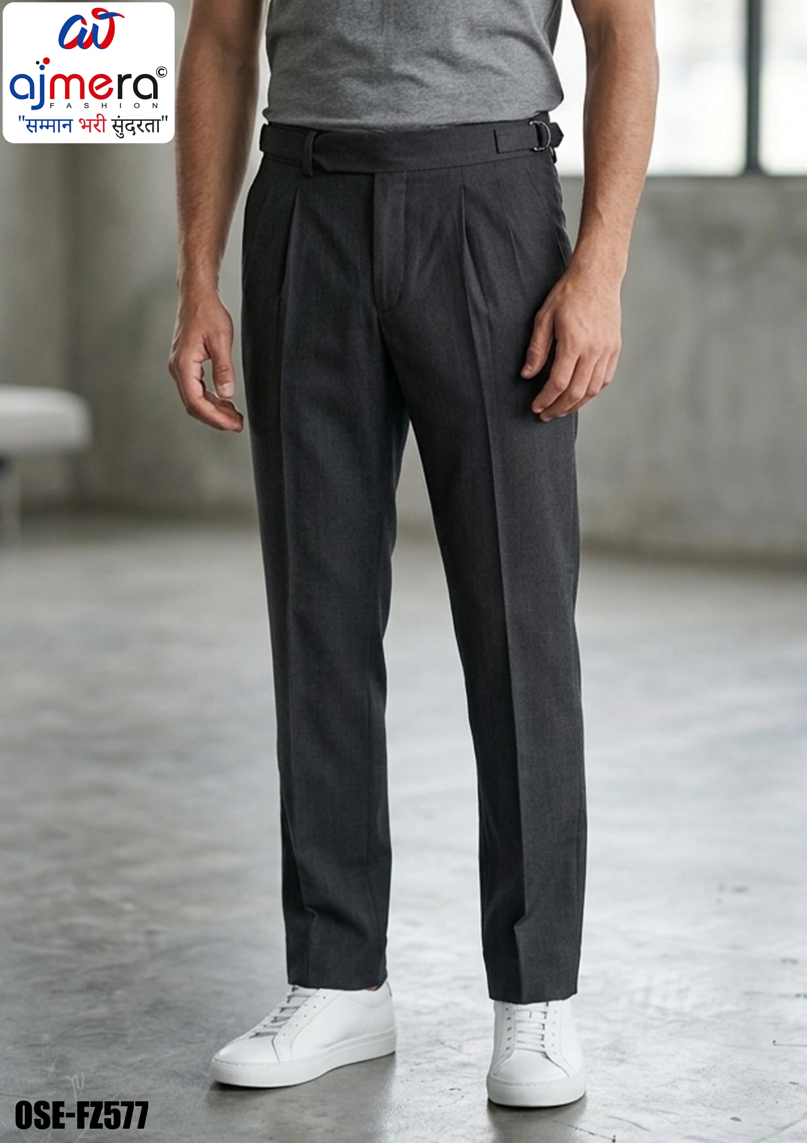 Premium Men's Formal Pant for Office & Business Wear | OSE-FZ577