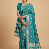 Majestic Jacquard Silk Saree With Blouse Piece | HSR-PADMA