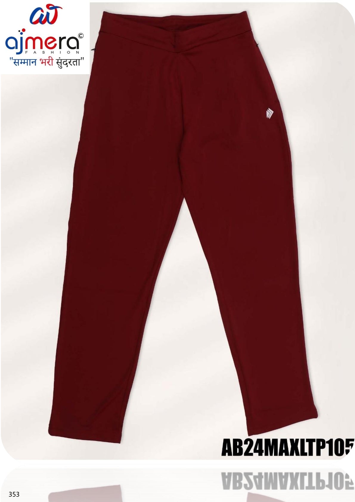 Mens Track Pant Wholesale Supplier India | AB24MAXLTP0105