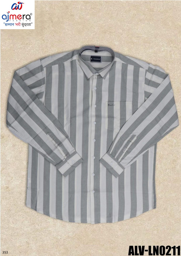Mens Shirt Bulk Manufacturer for Retailers | ALV-LN0211