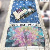 Exclusive Jacquard Silk Saree with Blouse Piece for Premium Cultural Wear | SBV-SS-5-2361