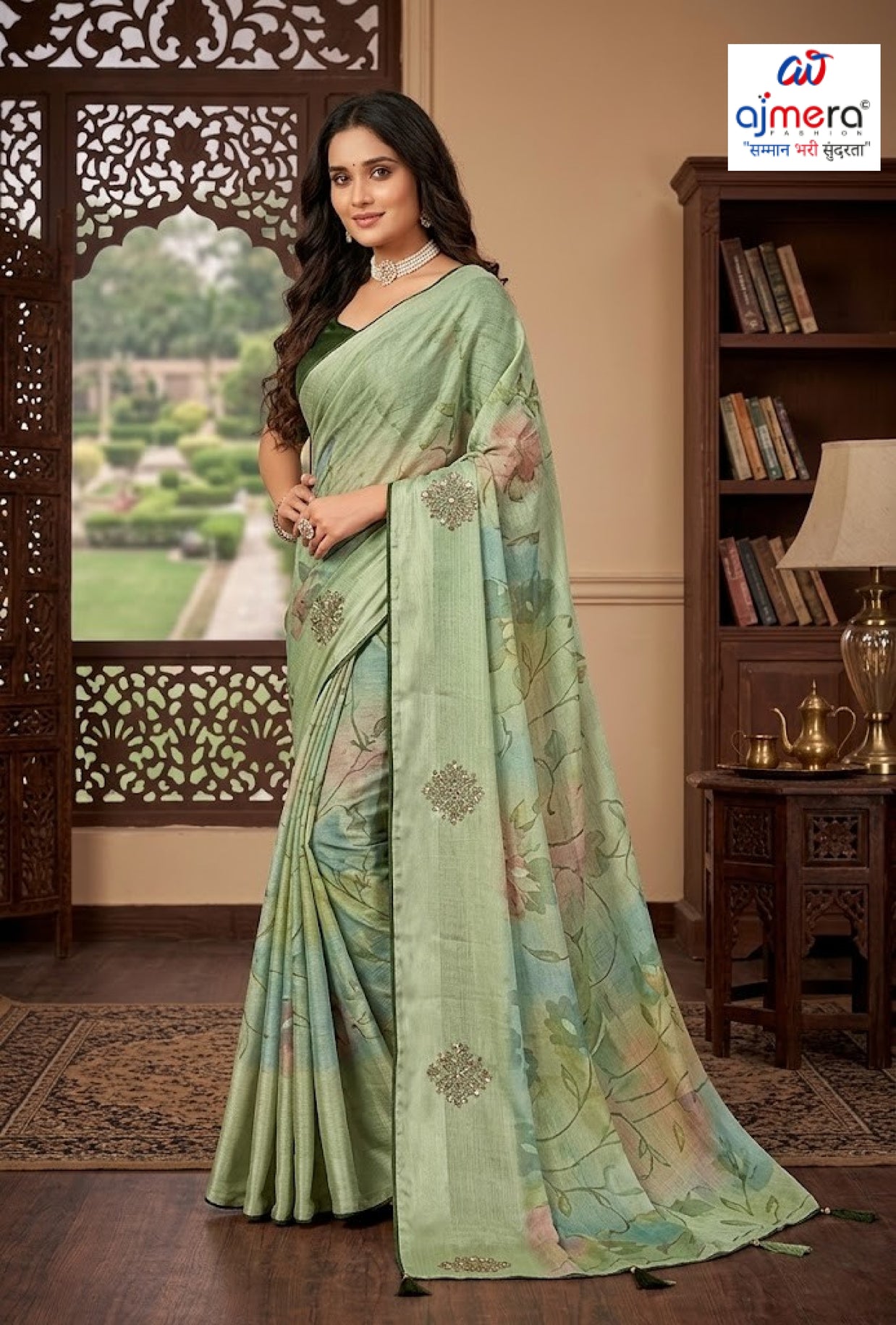 Exclusive Printed Saree with Blouse Piece for Elegant Ethnic Look | RDD-SHILPA