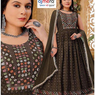 Elegant Georgette Designer Party Wear Gown for Women | SHP-482