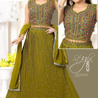 Elegant Georgette Designer Party Wear Gown for Women | SHP-1301 GOWN
