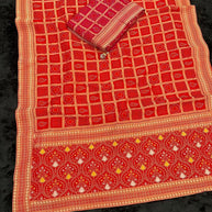 Bangal Era Viscose Saree with Blouse for Premium Ethnic and Designer Wear | ALL-BANGAL ERA-124