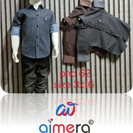 Cotton Kids Shirt Wholesale in Surat | RJ9-62-1