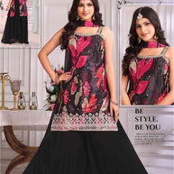 Elegant Chinon Designer Party Wear Gown for Women | KRU-9425