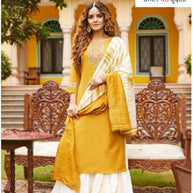 Designer Kurti Pant Dupatta Set for Women | FBI-FESTIVAL