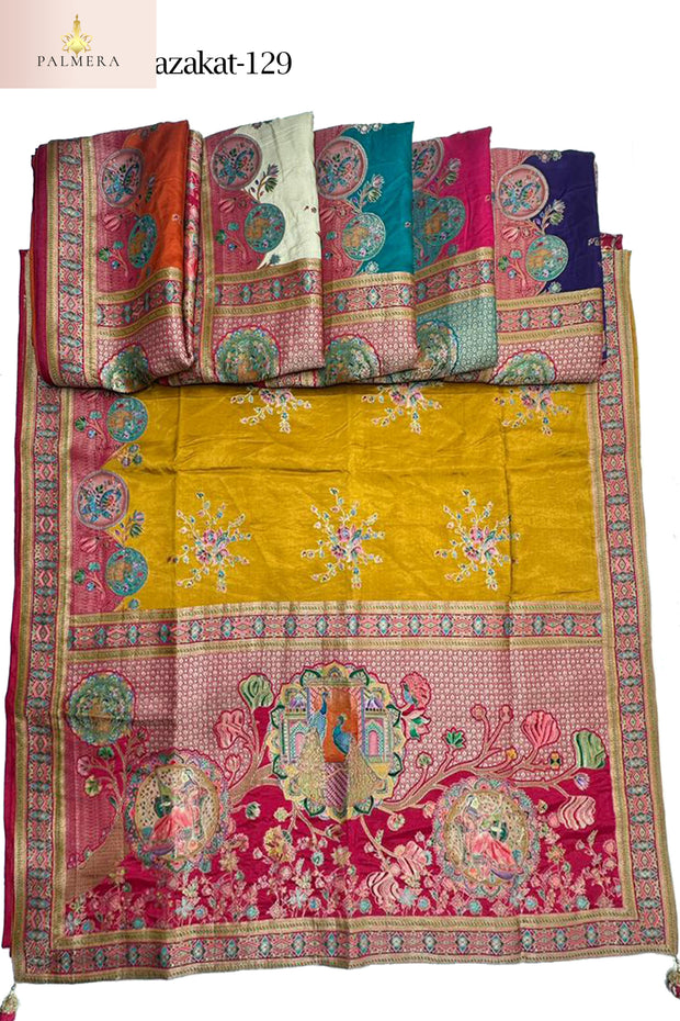 Palmera Saree Wholesaler and Palmera Saree Supplier | ALL-NAZAKAT-129