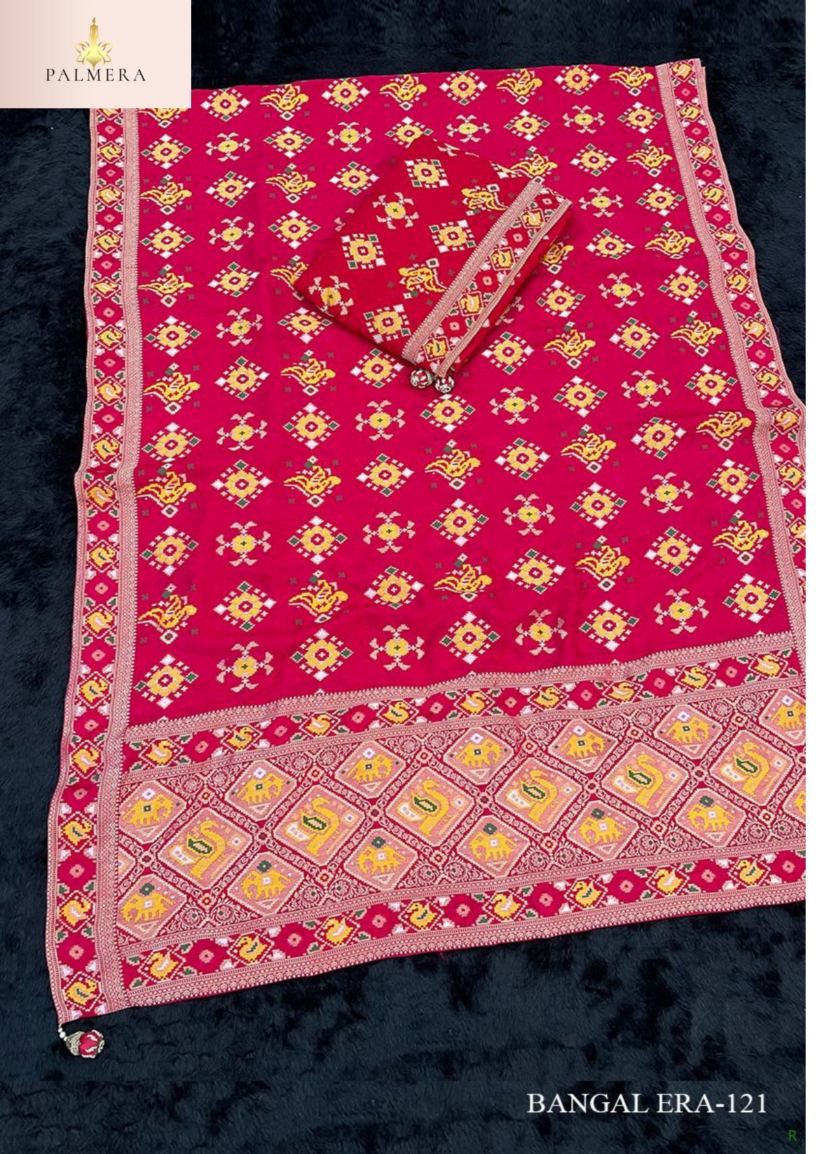 Bangal Era Viscose Saree with Blouse for Premium Ethnic and Designer Wear | ALL-BANGAL ERA-121