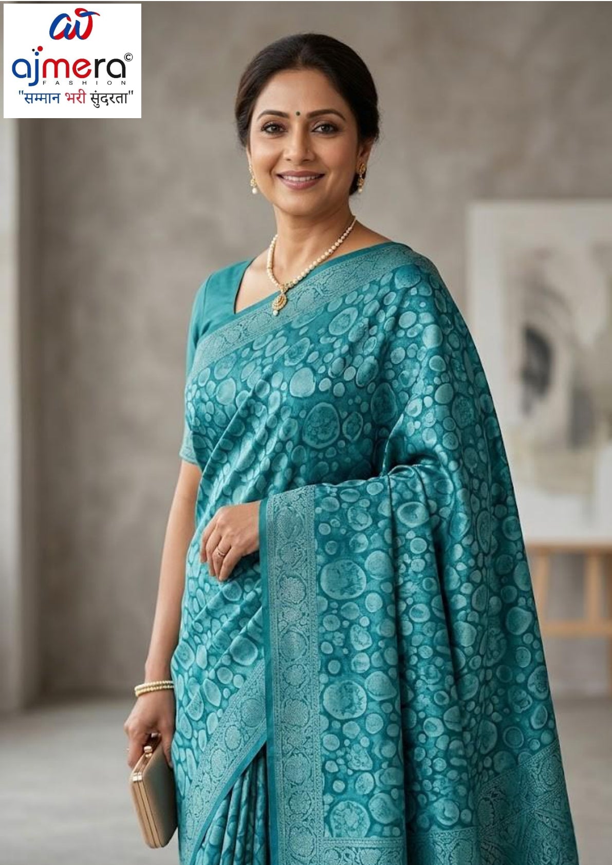 Chic Printed Saree without Blouse for Sophisticated Ethnic Style  | SSR-SOPHIA