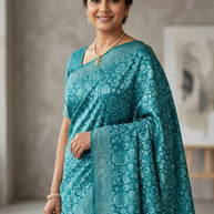 Chic Printed Saree without Blouse for Sophisticated Ethnic Style  | SSR-SOPHIA