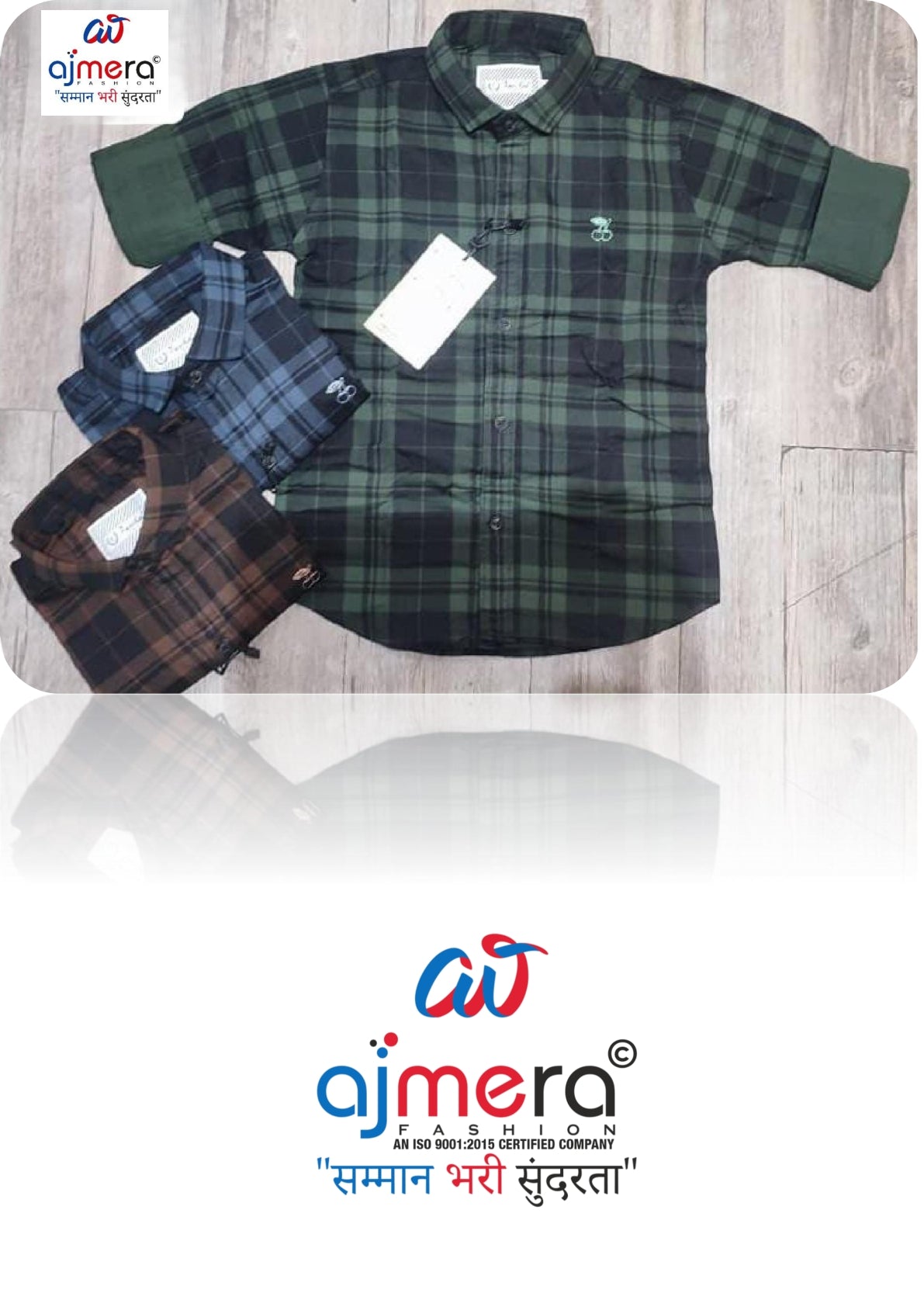 Cotton Kids Shirt Wholesale in Surat | MWF-5500-2X6