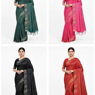 Graceful Jacquard Silk Saree without Blouse for Timeless Ethnic Fashion | MMR-NAGINA SOFT SILK