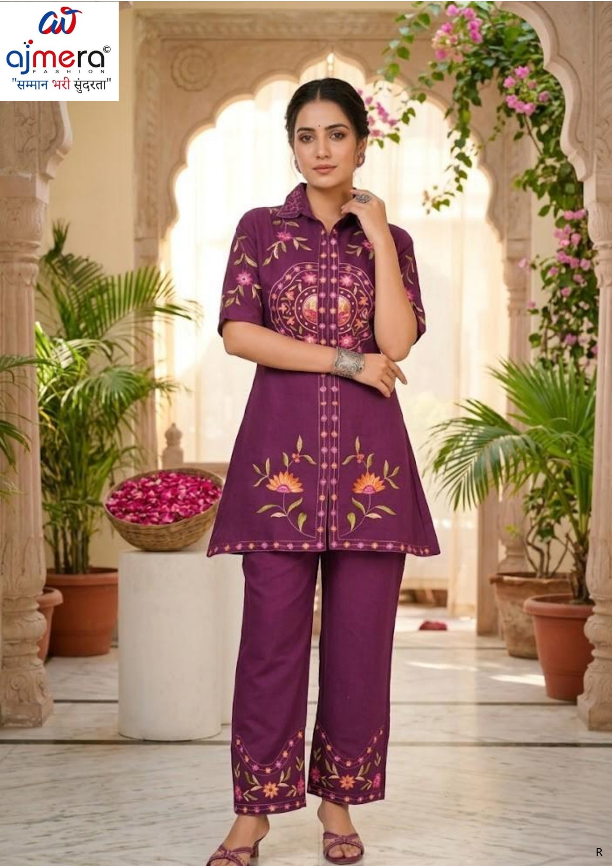 Designer Premium Co-Ord Kurti Set for Women | VRA-8059