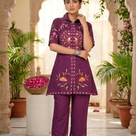 Designer Premium Co-Ord Kurti Set for Women | VRA-8059