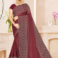 Graceful Printed Saree with Blouse Piece for Modern Ethnic Fashion | SNR-ROLLER-2