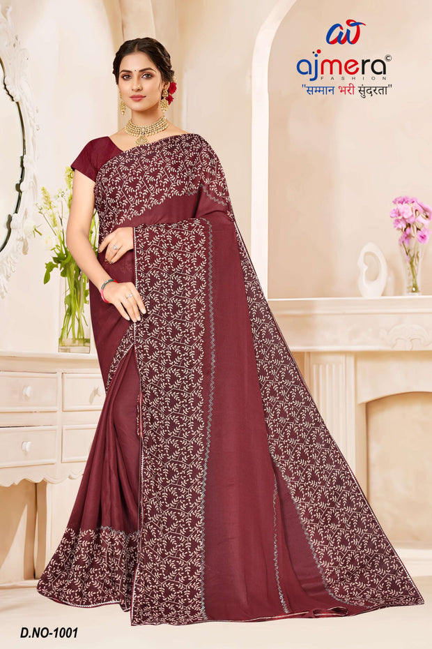 Graceful Printed Saree with Blouse Piece for Modern Ethnic Fashion | SNR-ROLLER-2