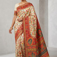 Cultural Jacquard Silk Saree With Blouse Piece | WSO-SUPREME