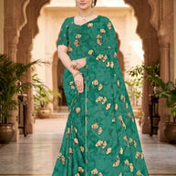 Contemporary Printed Saree with Blouse Piece for Premium Wear | GLC-SUHANA