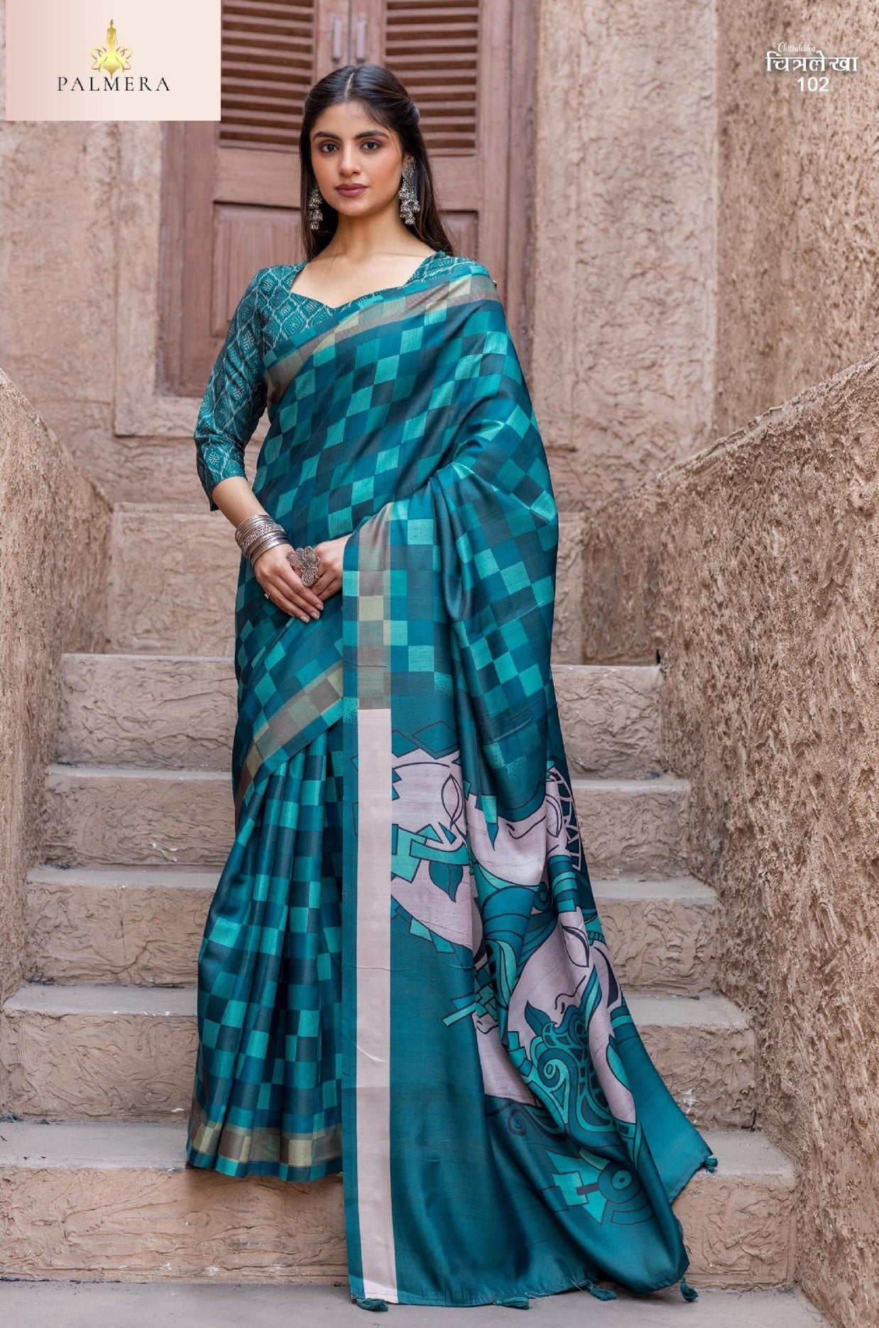 Chitralekha Tussar Saree with Blouse for Premium Ethnic and Designer Wear | ALL-CHITRALEKHA VOL-01