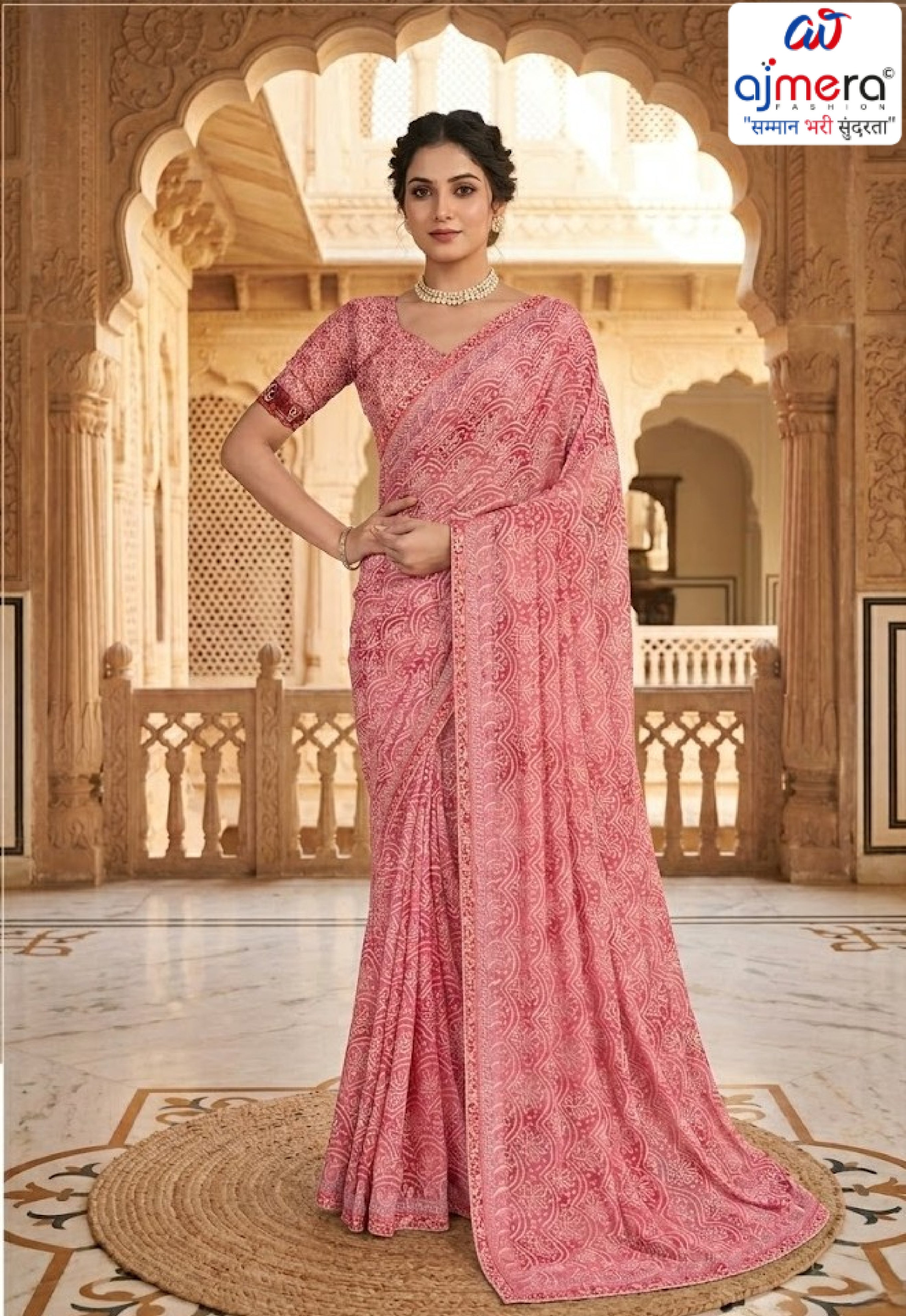 Stylish Printed Saree with Blouse Piece for Traditional Celebrations | RMF-BHUMI VOL-1