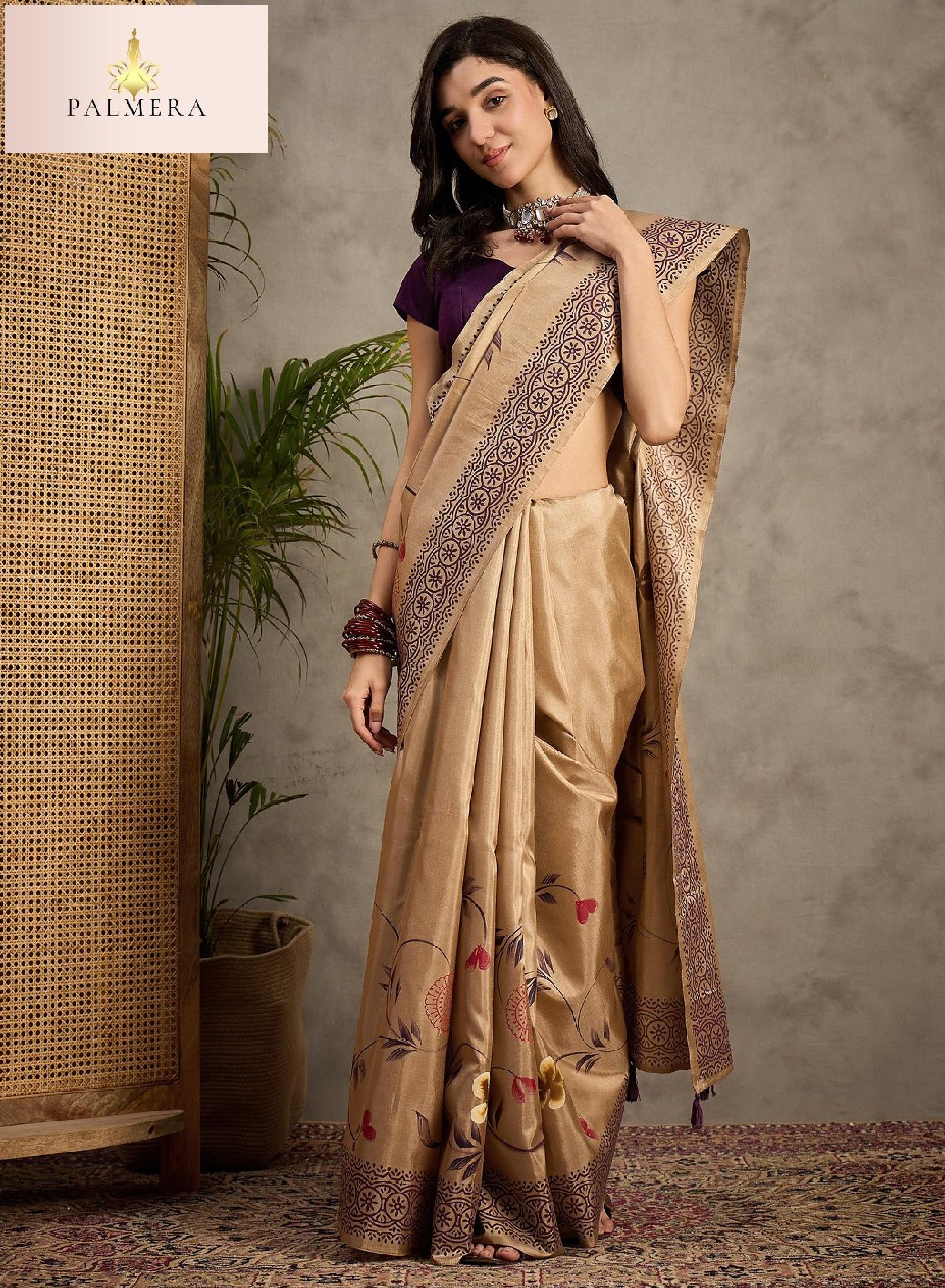 Palmera Saree Manufacturer and Palmera Saree Supplier | ALL-PANKHURI VOL-01