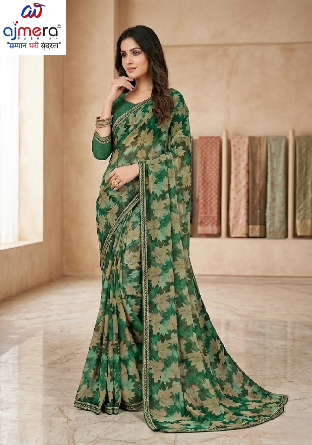 Contemporary Printed Saree with Blouse Piece for Premium Wear  | RDD-MANVI