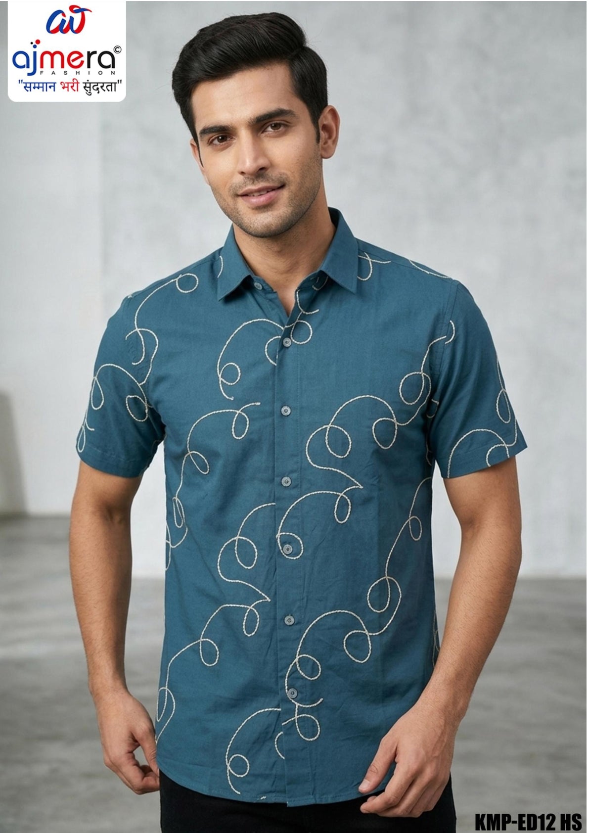 Mens Shirt Supplier India for Bulk Orders | KMP-ED12 HS