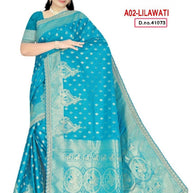 Exclusive Jacquard Silk Saree with Blouse Piece for Premium Cultural Wear | RAL-LILAWATI