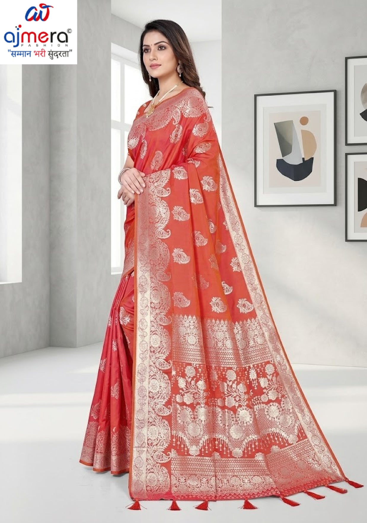 Stylish Jacquard Silk Saree with Blouse Piece for Festive Collection | TUL-MALBARI SILK VOL-59